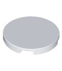 LEGO - Tegel, rond 3 x 3 - Light Bluish Gray | N - Thumbnail