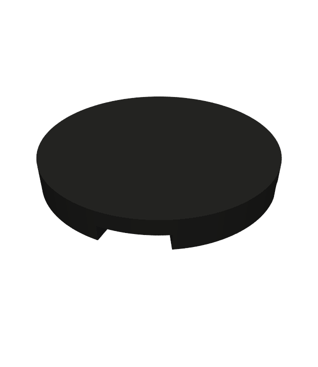 LEGO - Tegel, rond 3 x 3 - Black | N