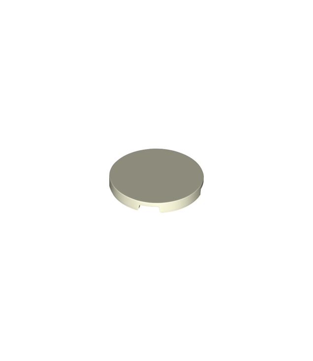 LEGO - Tegel, rond 3 x 3 - Glow In Dark White | N