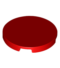 LEGO - Tegel, rond 3 x 3 - Red | N - Thumbnail