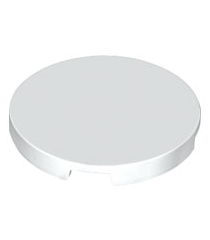 LEGO - Tegel, rond 3 x 3 - White | N - Thumbnail