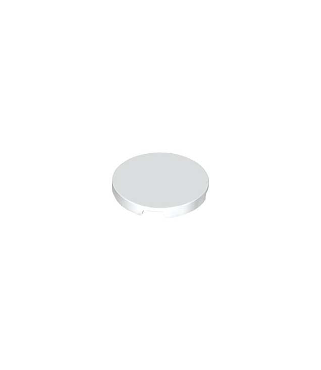 LEGO - Tegel, rond 3 x 3 - White | N