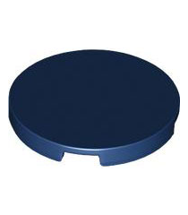LEGO - Tegel, rond 3 x 3 - Dark Blue | N - Thumbnail