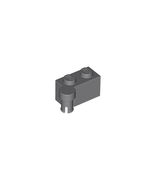 LEGO - Scharniersteen 1 x 4 met draaibaar bovendeel - Dark Bluish Gray | N