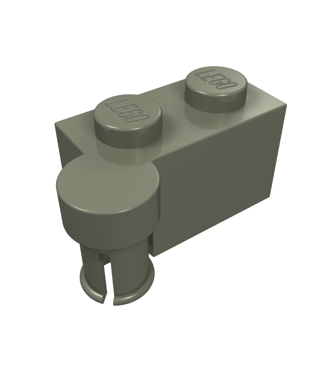 LEGO - Scharniersteen 1 x 4 met draaibaar bovendeel - Dark Gray | N