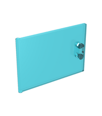 LEGO - Kast 2 x 3 x 2 met deur - Trans-Light Blue | N - Thumbnail