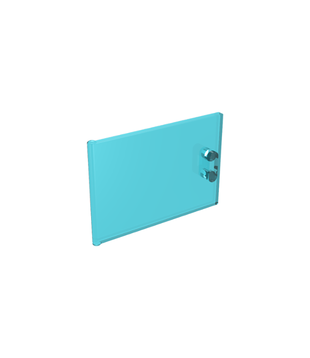 LEGO - Kast 2 x 3 x 2 met deur - Trans-Light Blue | N