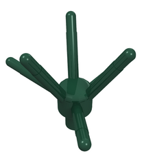 LEGO - Plantenstengel met staaf en 6 zijstengels - Dark Green | N - Thumbnail