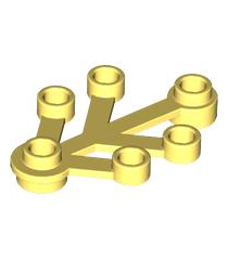 LEGO - Plantbladeren 4 x 3 - Bright Light Yellow | N - Thumbnail
