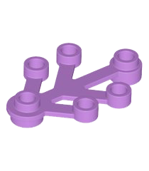 LEGO - Plantbladeren 4 x 3 - Medium Lavender | N - Thumbnail