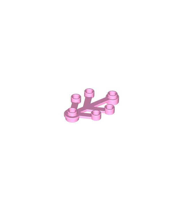 LEGO - Plantbladeren 4 x 3 - Bright Pink | N