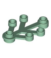 LEGO - Plantbladeren 4 x 3 - Sand Green | N - Thumbnail