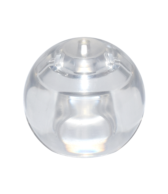 LEGO - Minifiguur-helm, ronde viskom - Trans-Clear | N