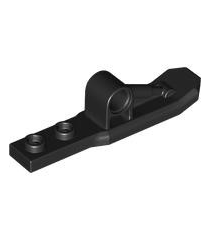 LEGO - Helikopterlandingsski 1 x 6 met pen­gat {15625} - Black | N - Thumbnail