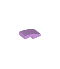 LEGO - Helling, gebogen 2 x 1 x 2/3 - Medium Lavender | N - Thumbnail