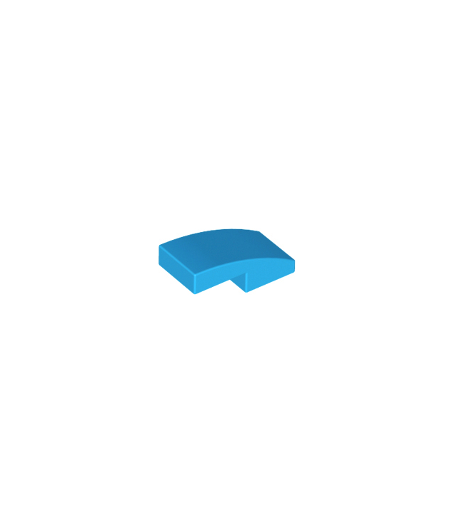 LEGO - Helling, gebogen 2 x 1 x 2/3 - Dark Azure | N