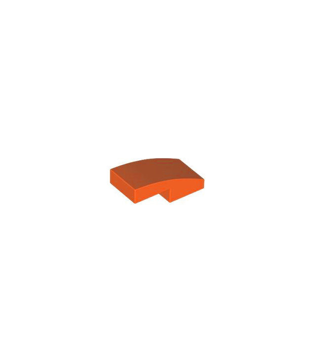LEGO - Helling, gebogen 2 x 1 x 2/3 - Reddish Orange | N