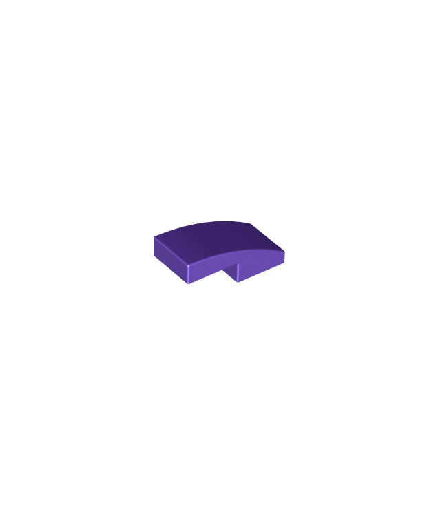 LEGO - Helling, gebogen 2 x 1 x 2/3 - Dark Purple | N