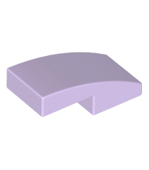 LEGO - Helling, gebogen 2 x 1 x 2/3 - Lavender | N - Thumbnail