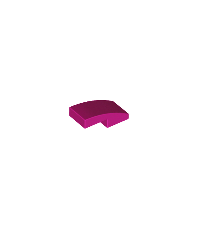 LEGO - Helling, gebogen 2 x 1 x 2/3 - Magenta | N