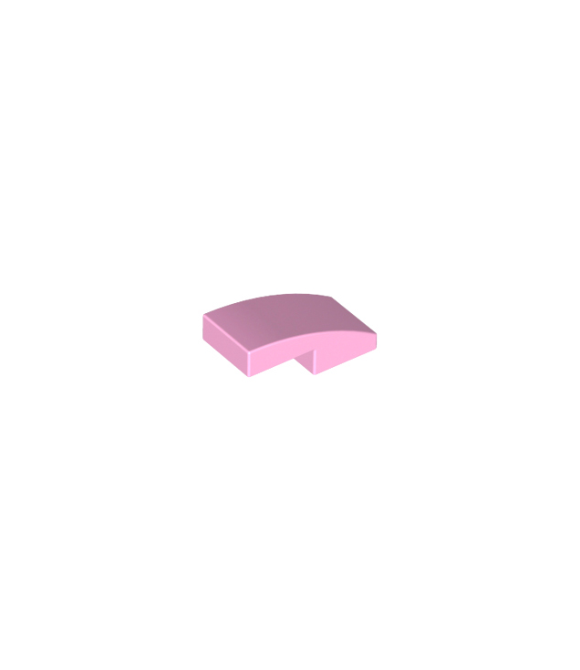 LEGO - Helling, gebogen 2 x 1 x 2/3 - Bright Pink | N