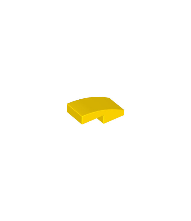 LEGO - Helling, gebogen 2 x 1 x 2/3 - Yellow | N