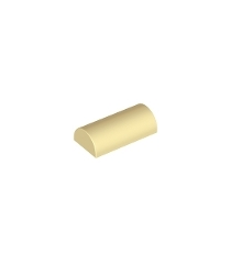LEGO - Helling, gebogen 2 x 4 dubbel (onbepaald type) - Tan | N - Thumbnail