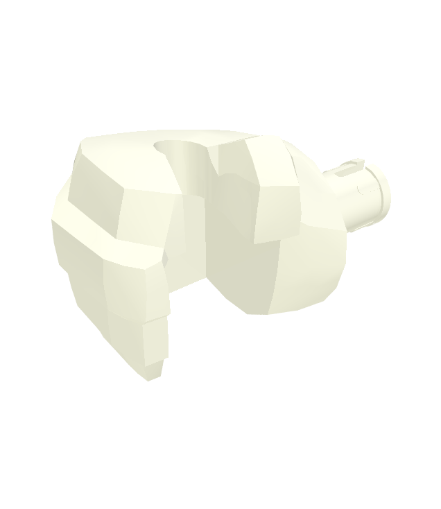 LEGO - Hand, reusachtig rechts - White | N