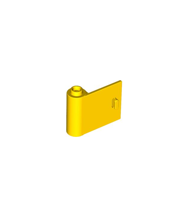 LEGO - Deur 1 x 3 x 2 links – open tussen boven- en onderscharnier - Yellow | N