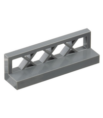 LEGO - Hek 1 x 4 x 1 rooster - Dark Bluish Gray | N - Thumbnail