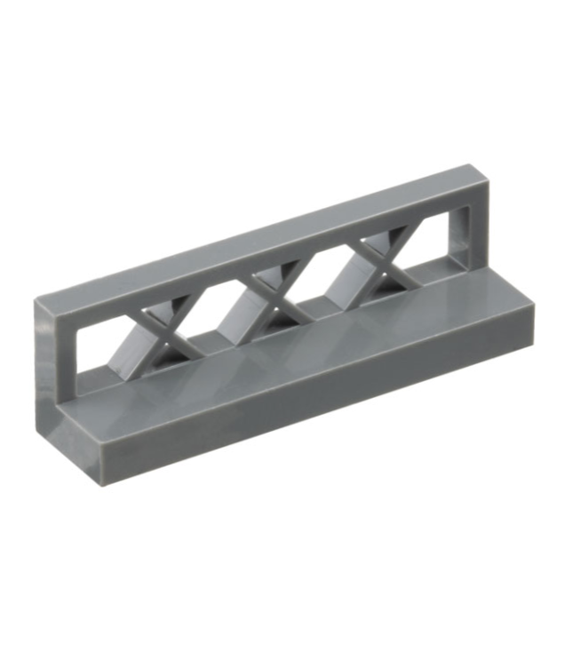 LEGO - Hek 1 x 4 x 1 rooster - Dark Bluish Gray | N