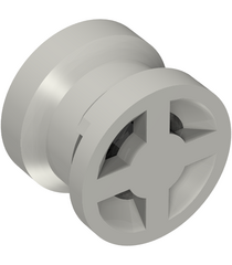 LEGO - Wiel Ø8 mm x 6 mm met sleuf - Light Bluish Gray | N - Thumbnail