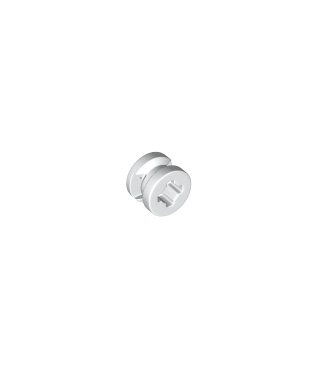 LEGO - Wiel Ø8 mm x 6 mm met sleuf - White | N