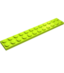 LEGO - Plaat 2 x 12 - Lime | N - Thumbnail