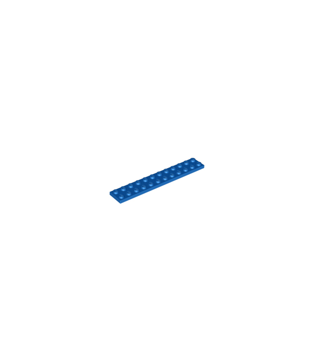 LEGO - Plaat 2 x 12 - Blue | N