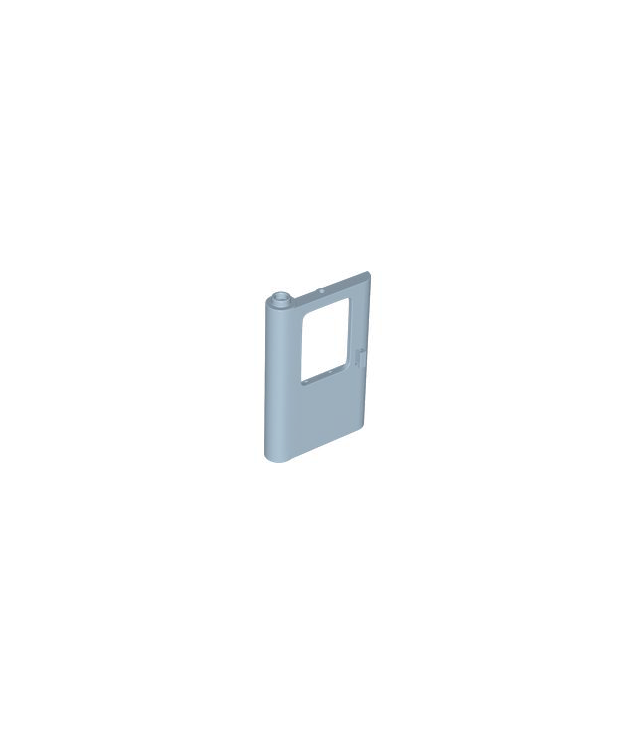 LEGO - Deur 1 x 4 x 5 trein links met dikke onder steun - Sand Blue | N