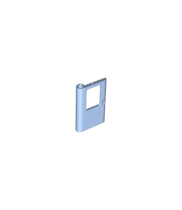 LEGO - Deur 1 x 4 x 5 trein links met dikke onder steun - Bright Light Blue | N