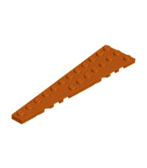LEGO - Wig, plaat 12 x 3 links - Dark Orange | N - Thumbnail