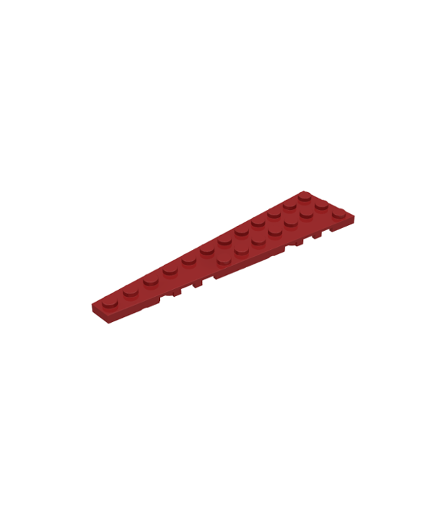 LEGO - Wig, plaat 12 x 3 links - Dark Red | N