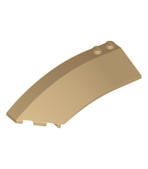 LEGO - Wig 8 x 3 x 2 open links - Dark Tan | N - Thumbnail