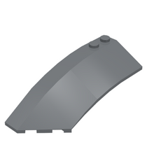 LEGO - Wig 8 x 3 x 2 open links - Dark Bluish Gray | N - Thumbnail