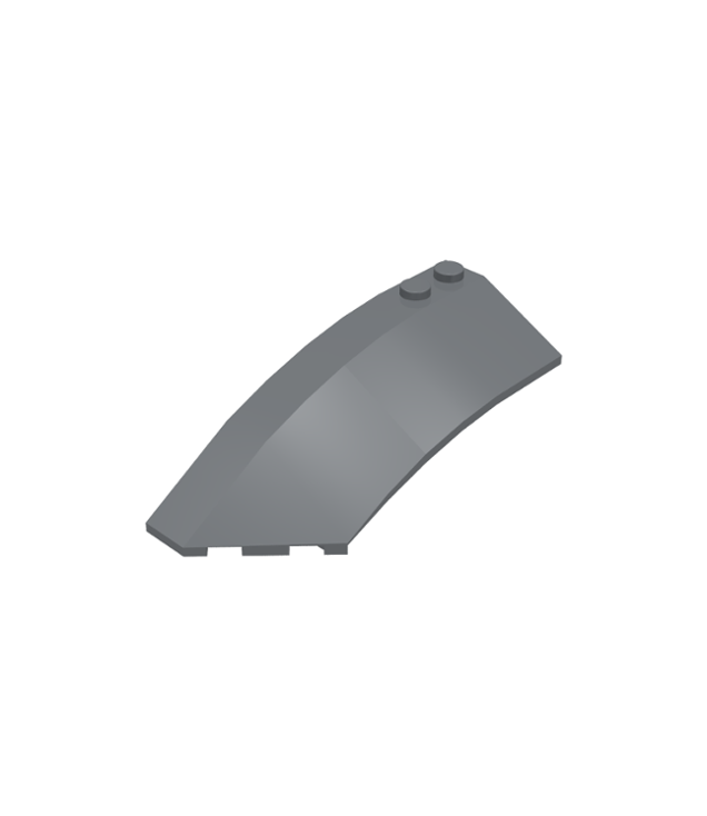 LEGO - Wig 8 x 3 x 2 open links - Dark Bluish Gray | N