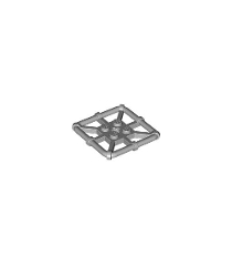 LEGO - Plaat, gemodificeerd 2 x 2 met vierkant staafframe - Light Bluish Gray | N - Thumbnail