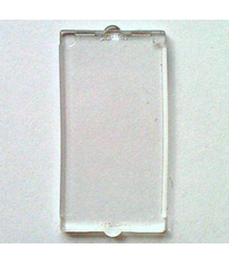 LEGO - Ruit voor raam 1 x 2 x 3 vlakke voorzijde - Trans-Clear | N - Thumbnail