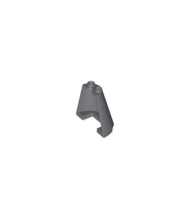 LEGO - Kegelhelft 4 x 2 x 3 - Dark Bluish Gray | N