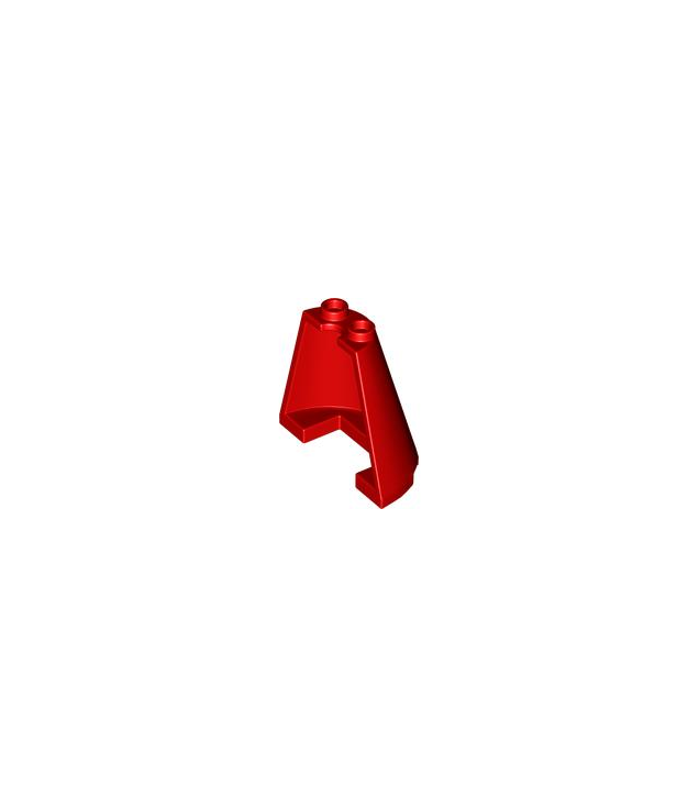 LEGO - Kegelhelft 4 x 2 x 3 - Red | N
