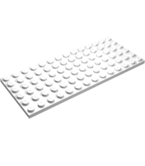 LEGO - Plaat 6 x 14 - White | N - Thumbnail