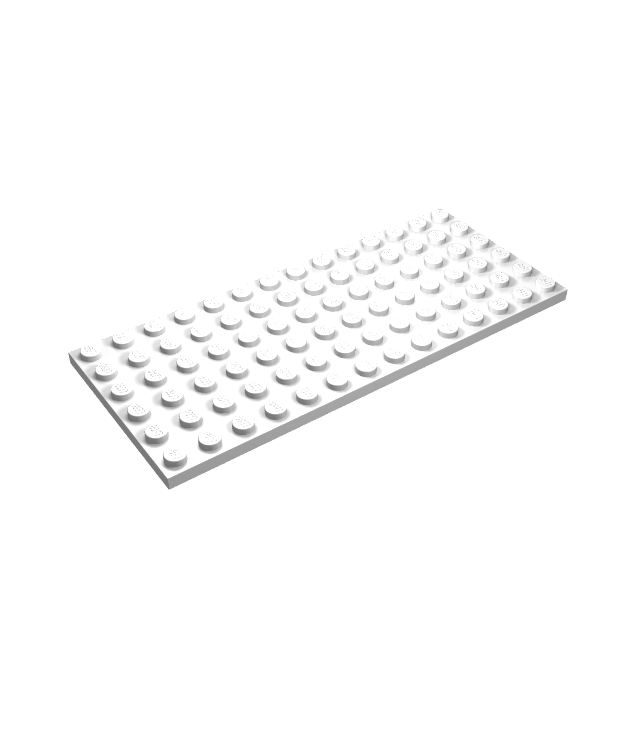 LEGO - Plaat 6 x 14 - White | N