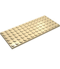 LEGO - Plaat 6 x 14 - Tan | N - Thumbnail
