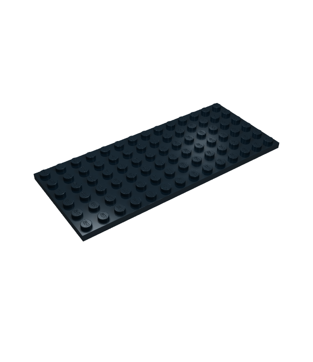 LEGO - Plaat 6 x 14 - Black | N